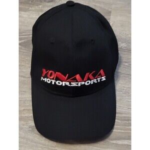 YONAKA MOTOR SPORTS  Black Ball Cap Embroidered Logo New  Hat‎